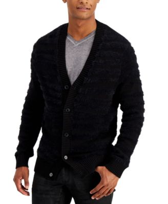mens fuzzy cardigan