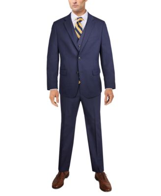 alfani navy blue suit