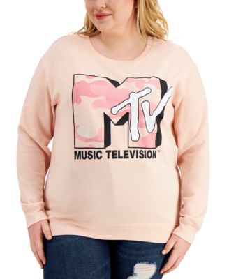 plus size pink camo hoodie