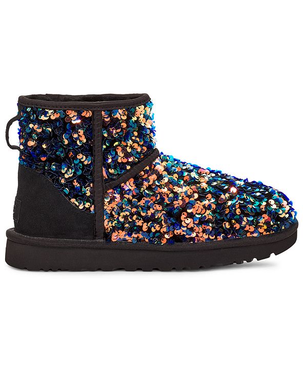 UGG® Mini Stellar Sequined Booties & Reviews - Boots - Shoes - Macy&#39;s
