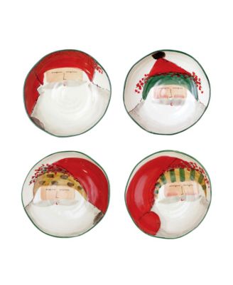 Миски для макаронных изделий Vietri Old St. Nick - Набор из 4 штук