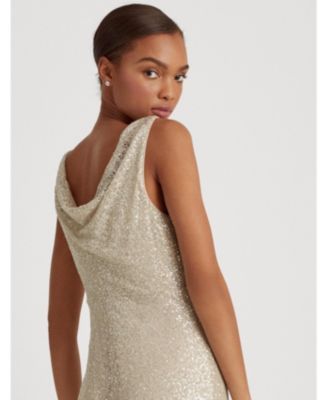 sequin sleeveless dress