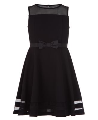 Macys girls black dress on sale