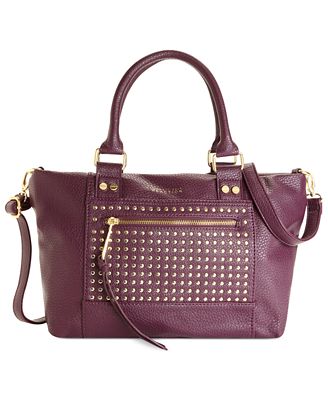 Kenneth Cole Reaction Handbag, Connect 4 Studs Satchel - Handbags ...