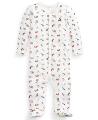 polo bear cotton coverall