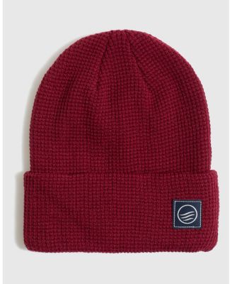 north face waffle beanie