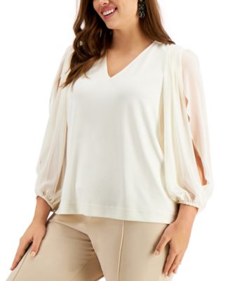 macys plus size alfani tops