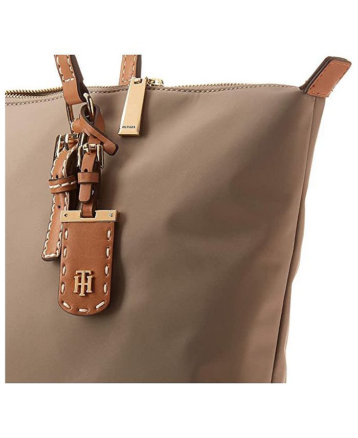 Tommy Hilfiger Julia Zipper Nylon Tote & Reviews Handbags