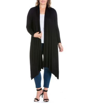 extra long cardigan plus size