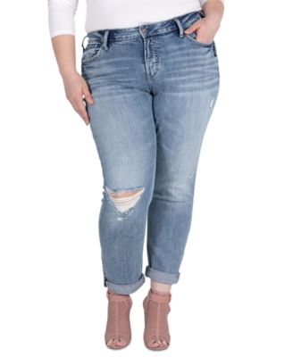 macys plus size boyfriend jeans