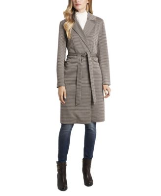 heritage check coat
