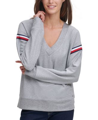 tommy hilfiger v neck sweatshirt