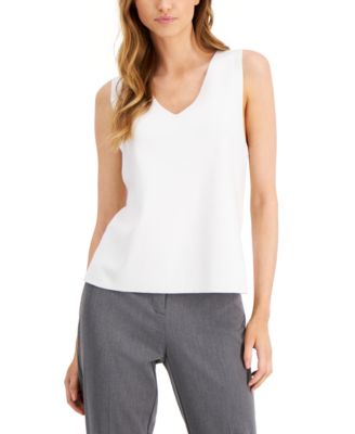 macys petite sleeveless tops