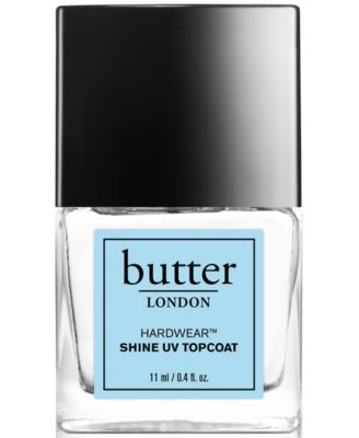 верхнее покрытие butter LONDON Hardwear Shine UV, 0,4 унции.
