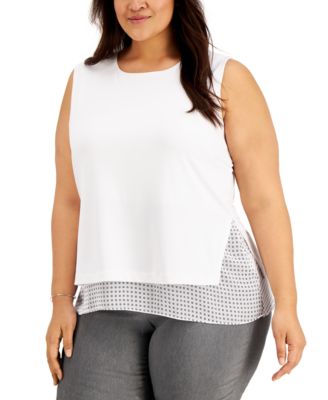 macys plus size alfani tops