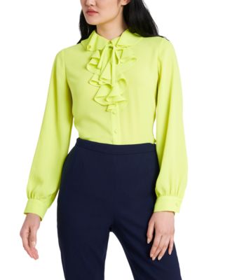 macy's ruffle blouse