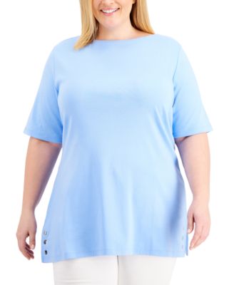 macys karen scott tops plus size