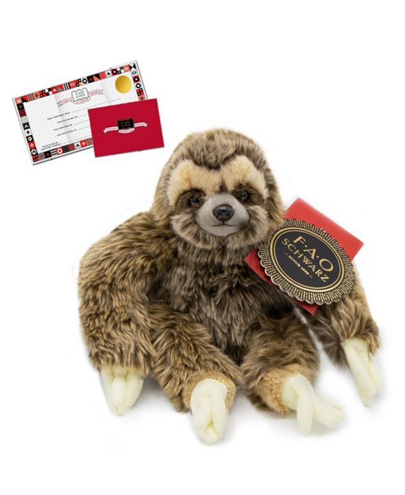 fao schwarz plush storage bag