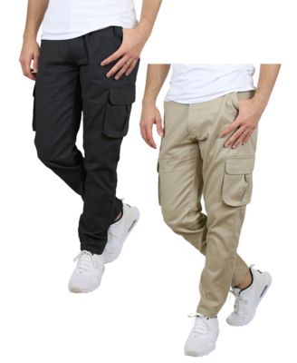 mens cotton cargo trousers
