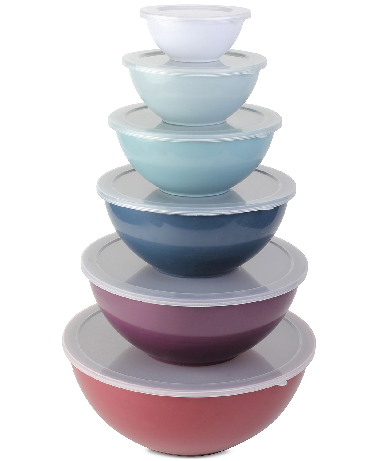 MACY’S: Cook With Color 12-Pc. Mixing Bowl Set with Lids   $9.59