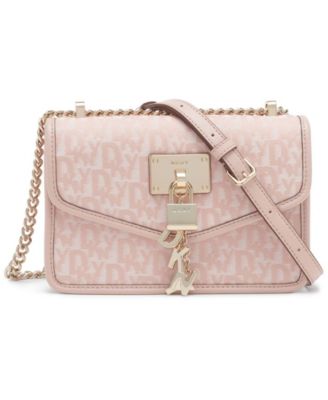 dkny elissa small logo shoulder bag