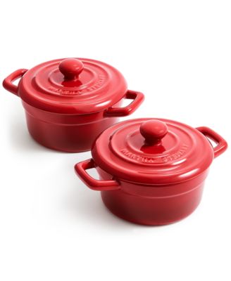Martha Stewart Collection Enameled Cast Iron Cookware, Created for Macy ...