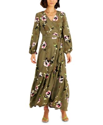 Bar Iii Macy's Floral Maxi Dress Macys Floral Long Dress