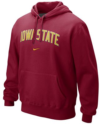 Nike Men's Iowa State Cyclones Hoodie Sweatshirt - Sports Fan Shop By ...
