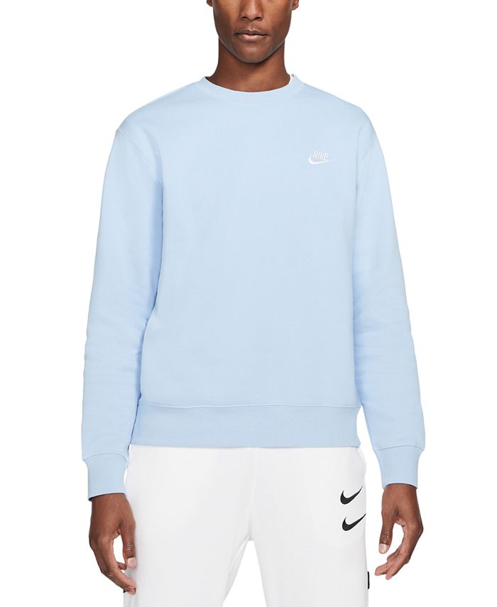 club fleece crew neck sweater