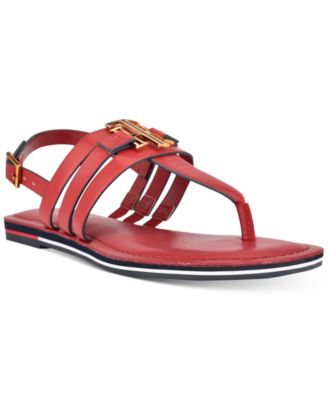 macy's tommy hilfiger flip flops