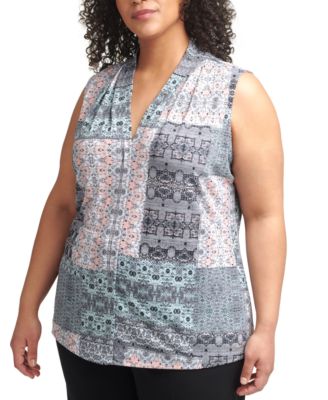macys womens sleeveless tops