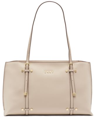 dkny bo leather satchel