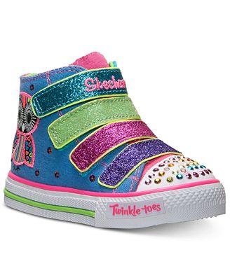Skechers Girls' Twinkle Toes: Shuffles-Loving Hoots Casual Sneakers ...
