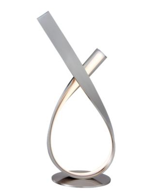 Настольная лампа Royce серебристого цвета