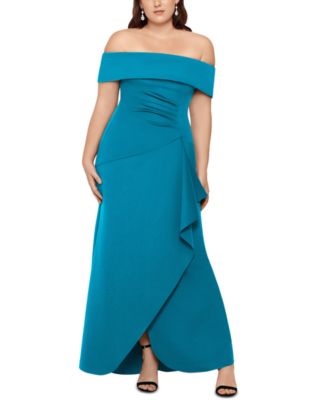 plus size off shoulder dresses