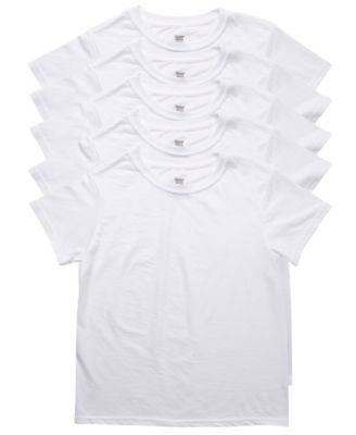 Мужская майка Big Boys Ultimate из хлопчатобумажной смеси, упаковка из 5 белых