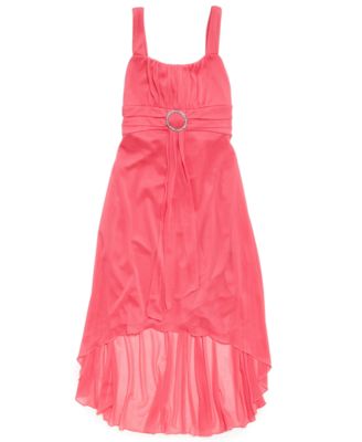 Ruby Rox Girls' Chevron-Print High-Low Dress - Kids - Macy's