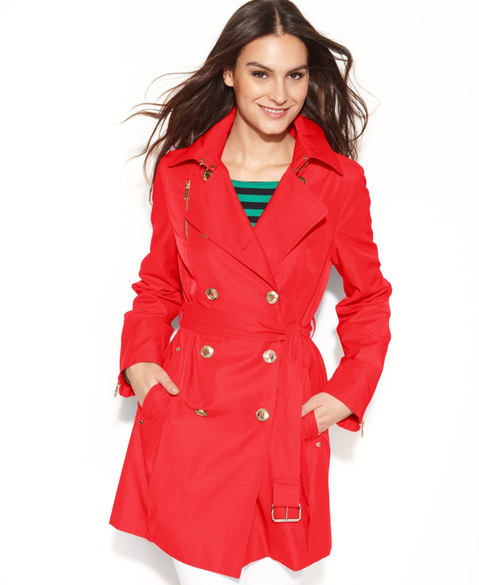 London Fog All Weather Hooded Trench Coat   Coats   Women