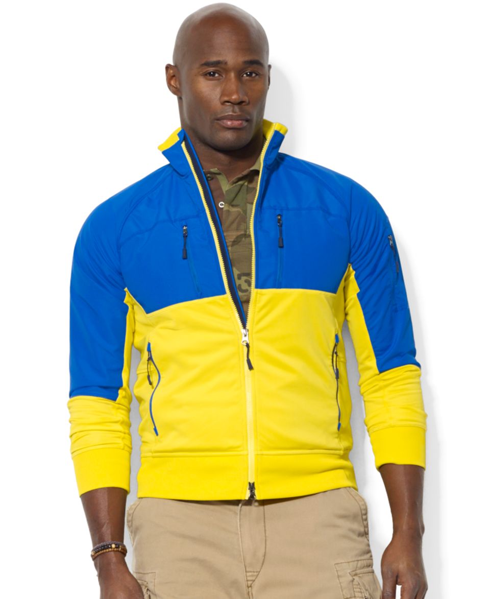 Polo Ralph Lauren Big and Tall RLX Colorblocked Track Jacket