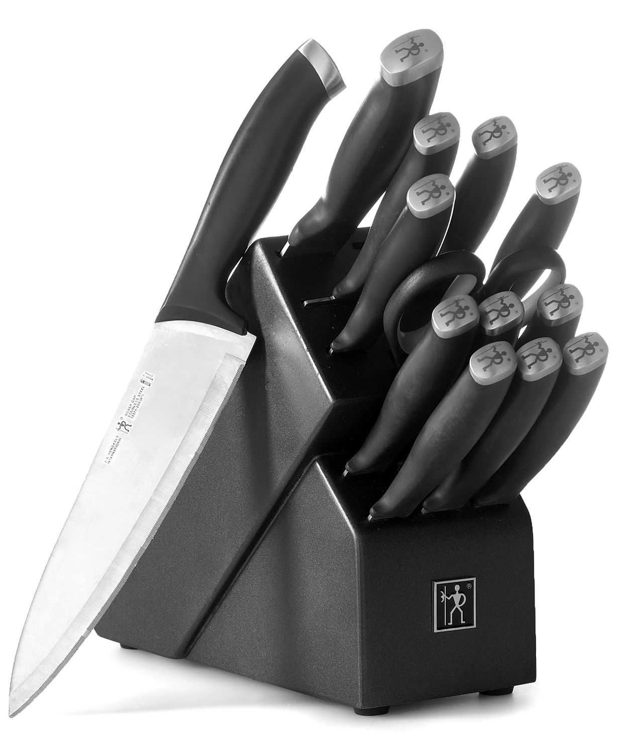 henckels silvercap 14 piece knife block set