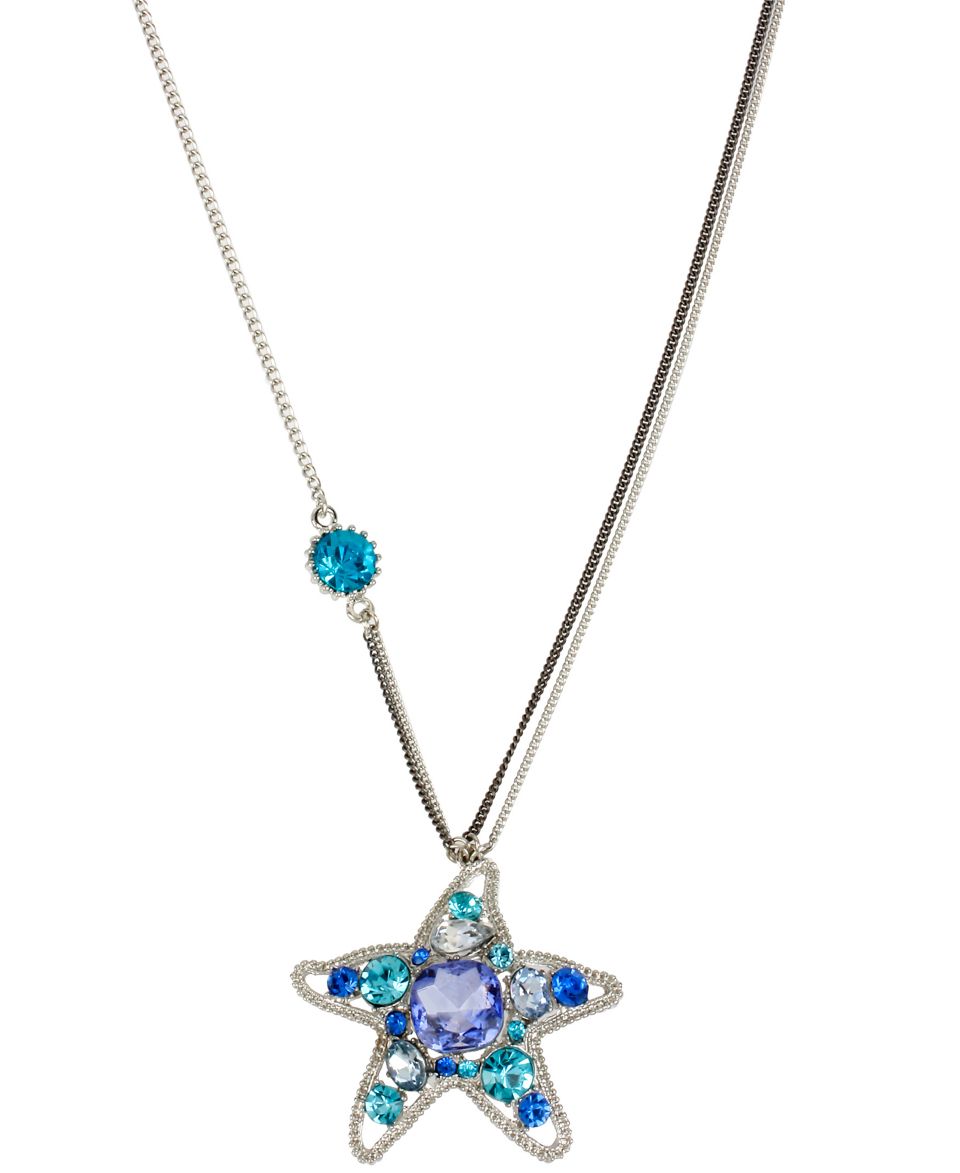 Swarovski Necklace, Crystal Double Starfish Pendant   Fashion Jewelry   Jewelry & Watches