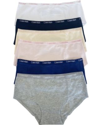 Хлопковый хипстерский комплект Calvin Klein Big Girls, упаковка из 6 комплектов