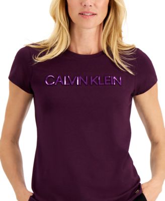 calvin klein hologram t shirt