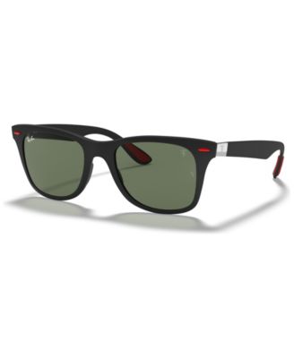 Мужские солнцезащитные очки с низкой посадкой Ray-Ban Scuderia Ferrari Collection 52