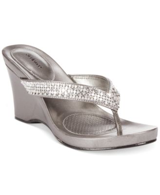 Style&co. Chicklet Wedge Sandals - Shoes - Macy's