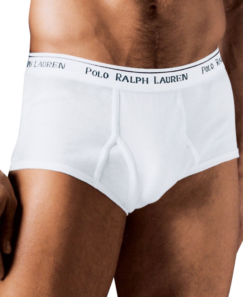 Polo Ralph Lauren Underwear, Mid Rise Brief 4 Pack   Mens Underwear