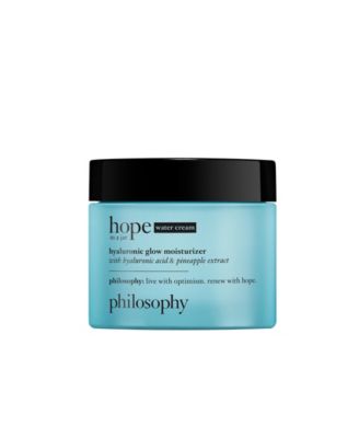 philosophy hope в баночке увлажняющий крем hyaluronic glow с гиалуроновой кислотой и экстрактом ананаса 2 унции 9490₽