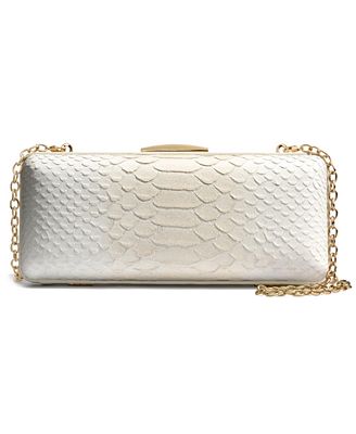 COACH MADISON PINNACLE MINAUDIERE IN EMBOSSED PYTHON DEGRADE LEATHER ...