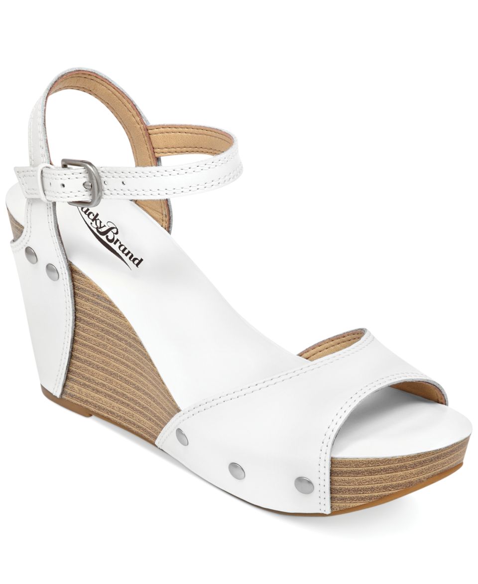 Lucky Brand Womens Marshaa Platform Wedge Sandals
