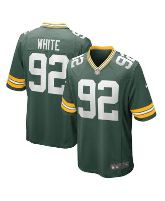 Мужская игровая майка Nike Reggie White Green Green Bay Packers для отставных игроков